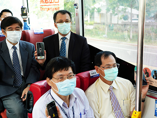 零接觸下車鈴-uniB  搭公車安心又便利 新聞相片