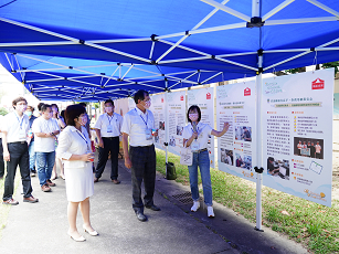 修平科大高教深耕暨USR計畫成果展  防疫萬用包迎新生 新聞相片