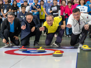 台中市議長盃地板冰壺賽在修平科大登場　全台好手齊聚較勁 新聞相片