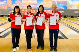 賀本校教職員保齡球隊參加中華民國大專校院109年度教職員工保齡球錦標賽成績優異
